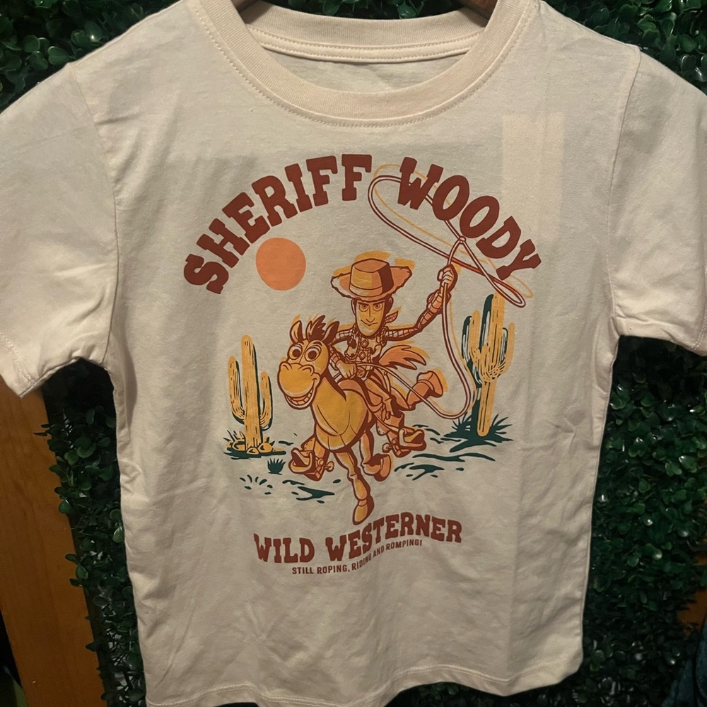 Sheriff Woody Kids White T-Shirt